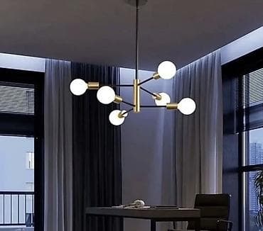 Çılçıraq, 6 lampa, Metal