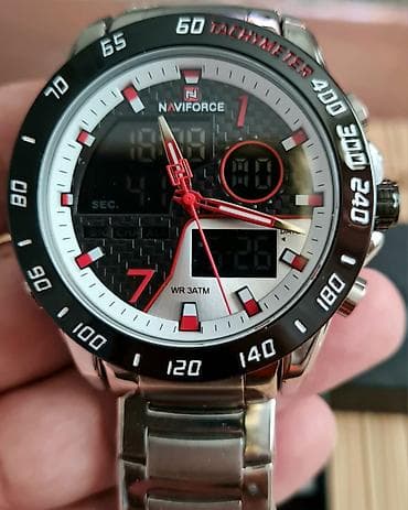 saat rado: Yeni, Qol saatı, NaviForce, rəng - Gümüşü — 2