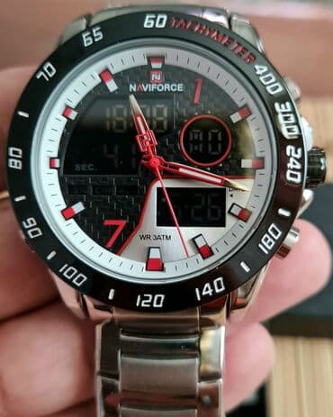 w26 plus smart watch: Yeni, Qol saatı, NaviForce, rəng - Gümüşü — 2