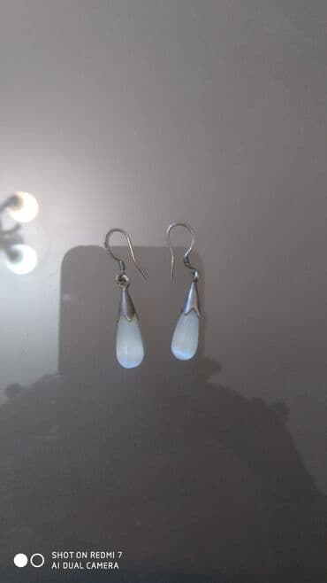 Kia: Bijuteriya dəsti - Sırğalar: Qarmaq tipli asqılı, damla formalı — 1