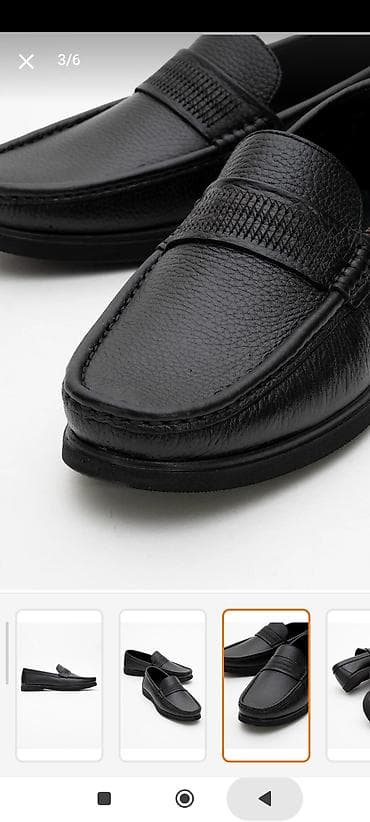 Qadın ayaqqabıları: Heqiqi deri 43razmer makasin,klassik model kişi ayaqqabısı,adres — 4