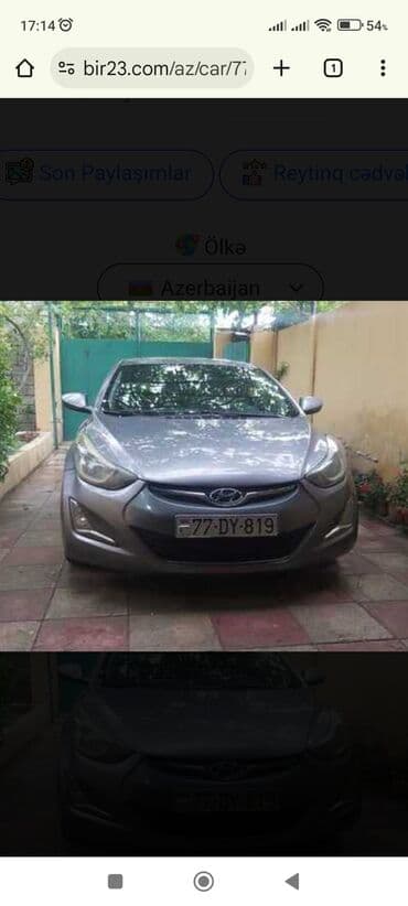 skuter usaq ucun qiymeti: Elantra ili 2015 ucun fara qabaq faralar qiymet cutune aidir işlek — 1