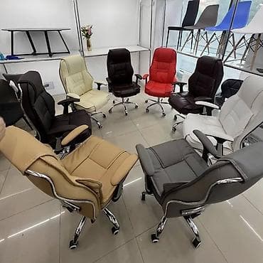 ofis dolab: Yeni, Təkərli, Qolları tənzimlənir, Dəri — 2