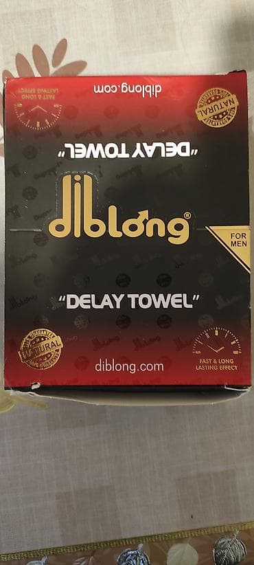 qelyan ikinci el: Məhsul: Diblòng “Delay Towel” – kişilər üçün nəm salfetlər — 2