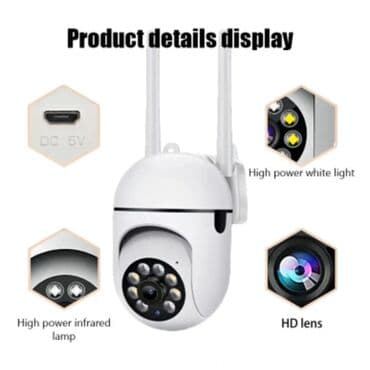 Видеонаблюдение: Kamera wifi 360° smart kamera 2MP Full HD Original Wifi smart ptz — 4