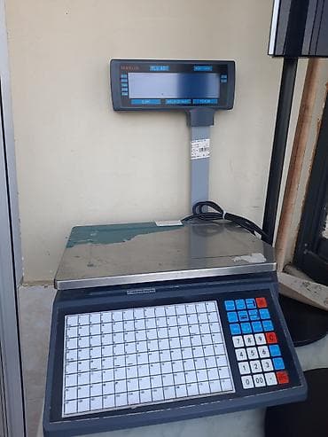 Ticarət tərəziləri: Elektron ticarət tərəzisi – PLU və etiket çap funksiyalı - Üstündə — 1