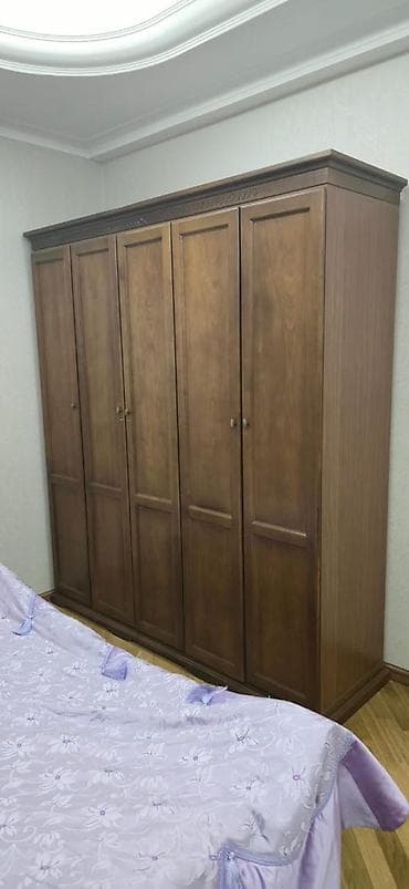 İşlənmiş, 5 qapı, Qəhvəyi, Taxta, Açılan, Düz dolab