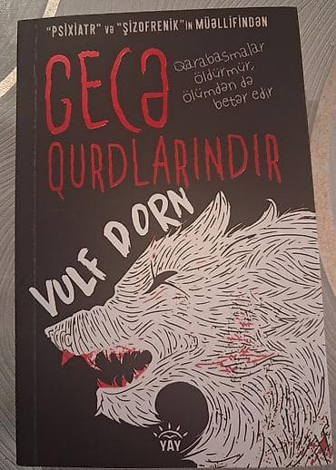 Vulf Dornun “Gecə qurdlarındır” kitabı satılır. Tam səliqəlidir