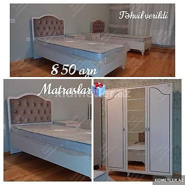 Oğlan və qız üçün, Yeni, 2 təknəfərlik çarpayı