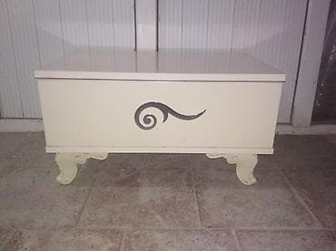 Мебель для дома: Двуспальная кровать, Шкаф, Трюмо, 2 тумбы, Б/у — 4