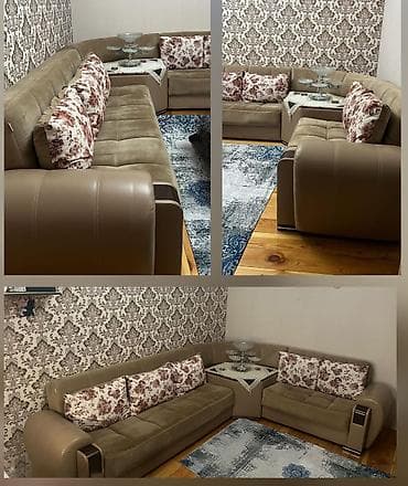 goran mebel: NurideKünc divan Satılır 500₼ Ölçü 2.10/1.20 Başlıqlar kojalı — 1