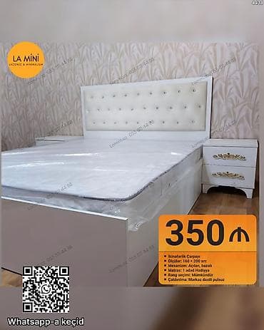 İkinəfərlik çarpayı, Bazalı, Matras ilə, Siyirməsiz lalafo.az -da İkinəfərlik çarpayı, Bazalı, Matras ilə, Siyirməsiz