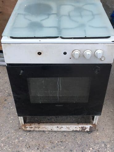 электрическая печка: Vestel qaz-elektrik kombi plitə - Üst hissə: 3 qaz ocağı + 1 elektrik — 3