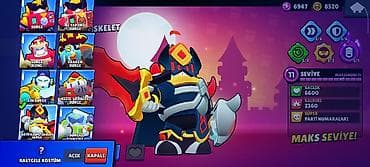 is elanlari qusar: Brawl Stars oyun hesabı - Kupa: 35,612 (ən yüksək 35,621), Kupa Yolu — 6