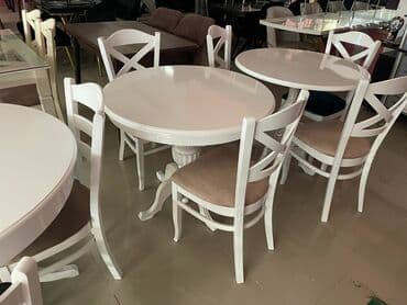 maşın satışları: ✔️Sifarişlə✔️ ✔️Kuxna üçün stol stul dəsti✨✨ 4 stul 1 açılan masa — 4
