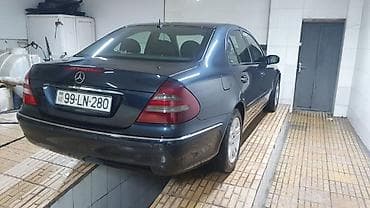 aftamabillər: Mercedes-Benz E‑Class (W211) – Elegance paketi, sedan, tünd göy rəng — 8