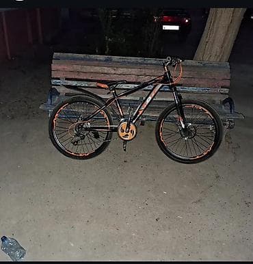 velesobetler: 26-di - Rəng: qara-narıncı detallar - Çərçivə: yüngül alaşımlı, idman — 1