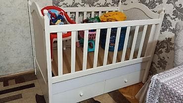 turkiye mebelleri: Oğlan və qız üçün, Dördbucaq, Beşik, Dəstsiz, Matrassız, Yellənmə mexanizmsiz — 1