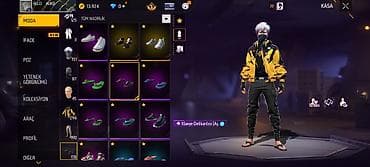 Free Fire oyun hesab - Səviyyəsi: 66 - Like: 7,582+ - UID: 294346421 — 9