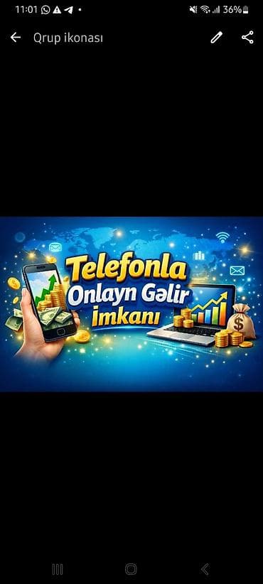 Telefonla Onlayn Gəlir İmkanı Xüsusiyyətlər: - Smartfondan istifadə