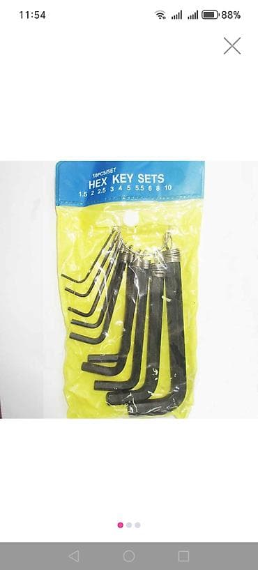 Açar dəsti ədəd: 10