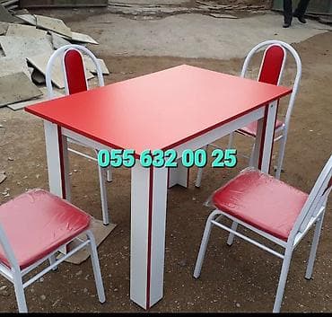 Для кухни, Прямоугольный стол, 4 стула — 2