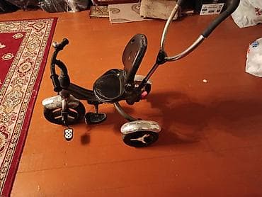 qara şalvar: İşlənmiş Üç təkərli Uşaq velosipedi 14", Ödənişli çatdırılma — 1