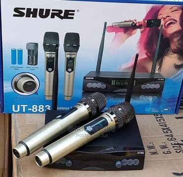 sintezator aliram: Shure mikrafonlar Bluetooth say coxdur USB ile zaryatka yigir — 4