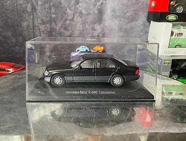Коллекционная модель Mercedes-Benz S600 W140 Limousine black 1998 CEF lalafo.az -da Коллекционная модель Mercedes-Benz S600 W140 Limousine black 1998 CEF