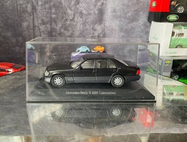 metbex tavan modelleri: Коллекционная модель Mercedes-Benz S600 W140 Limousine black 1998 CEF — 1