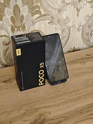 sim limitsiz internet: Poco X5 5G, 256 GB, rəng - Qara, Düyməli, Barmaq izi, Face ID — 1