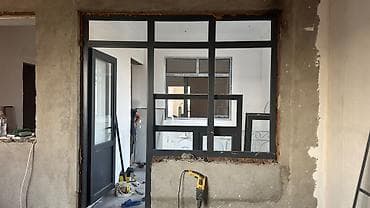 Antrasit Rəngli Premium PVC Pəncərə və Qapı Dəsti (Texnoline) Evdə — 3