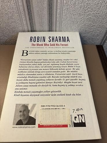 satt: Robin Şarma – “Ferrarisini Satan Rahib” (Azerbaycanca nəşr) - Janr — 2