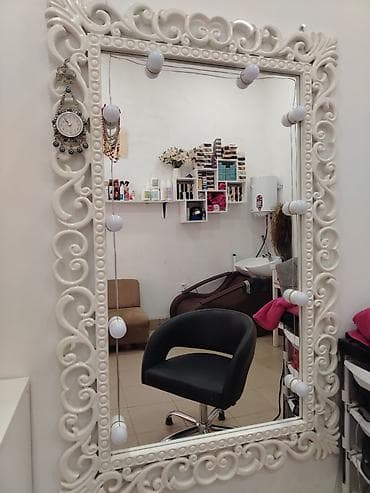 güzgü: Güzgü Divar üçün, Düzbucaqlı, Makiyaj üçün, Naxışlı — 2