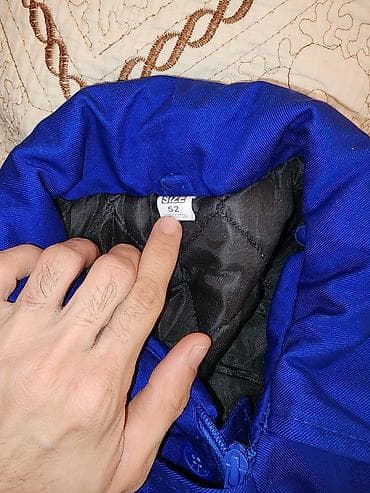 hind geyimi: Məhsul: İşçi geyim dəsti – mavi rəng. 1eded mavi qalin parka puşlat — 4