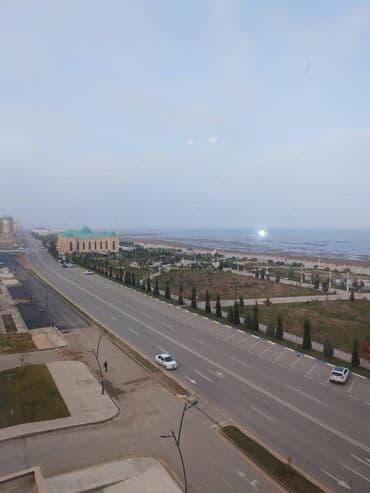 razınde kıraye evler: Sumqayitda mirvari sitidə deniz panoramali 16 mərtəbəli binanin 6-ci — 16