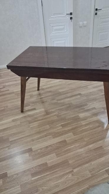 saloglu mebel stol stul: Qonaq masası, Açılan, Taxta, Dördbucaq masa — 2