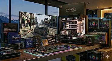 Masaüstü kompüterlər və iş stansiyaları: Oyun texnikası və sifarişlə PC yığımı — Sandex's Electronics 🚀 — 1