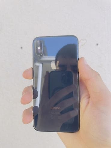 IPhone X, 64 GB, Qara, Zəmanət, Simsiz şarj, Face ID