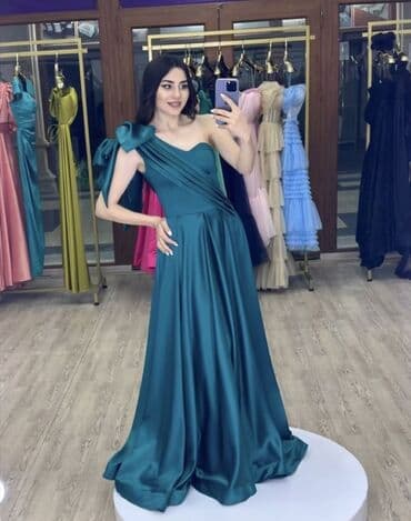 nişan donları 2023: Ziyafət və məclislər üçün uzun modellərdən ibarət qadın paltarları — 6