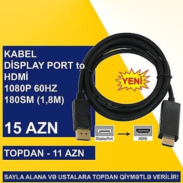 hp kompyuter: HDMİ Kabellər SAYLA ALANA VƏ USTALARA TOPDAN QİYMƏTLƏ VERİLİR! ⭐Type-C — 3