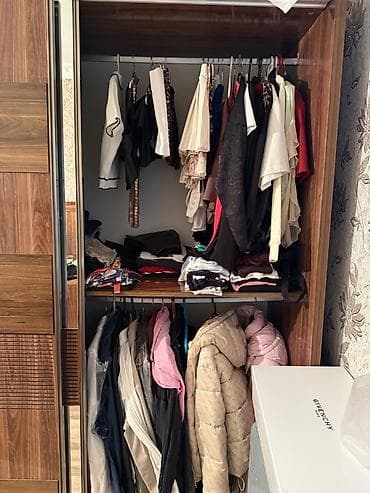 ucuz dehliz mebelleri: Təknəfərlik çarpayı, Dolab, Termo, 2 tumba, Türkiyə, İşlənmiş — 3