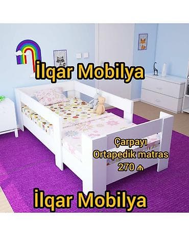 carpayilar: Birnəfərlik, Bazasız, Ödənişli matras, Siyirməsiz, Türkiyə, Mat laminat — 1