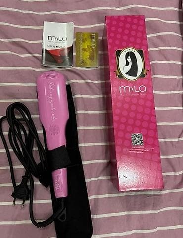 Кондиционеры: Mila Hair Straightener Brush – elektrikli saç düzləşdirən daraq — 2