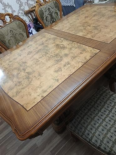 klasik masa: Qonaq otağı üçün, 6 stul — 2