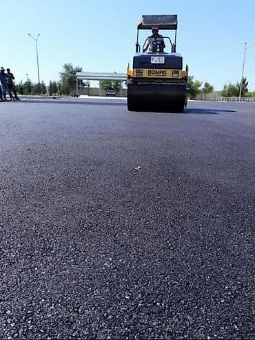 sokuntu tikinti materiallari: Asfalt islerinin gorulmesi. Mehelle daxili yollar bina saheleri — 3