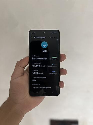 intel core i5: Samsung Galaxy A52, 128 GB, rəng - Qara, Barmaq izi, Face ID — 8