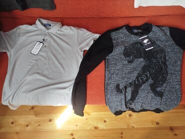 зеленые мужские спортивные костюмы: Мужское поло, M, цвет - Красный — 3