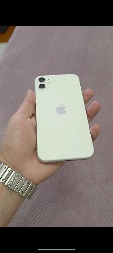 iphone xs satilir: IPhone 11, 64 GB, Ağ, Face ID — 1