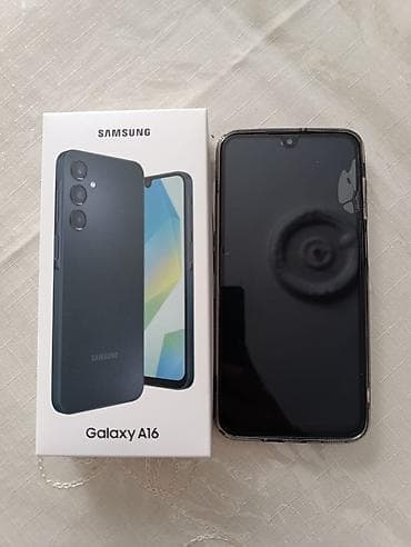 ТВ и видео: Samsung Galaxy A16, 128 ГБ, цвет - Черный, Гарантия — 2